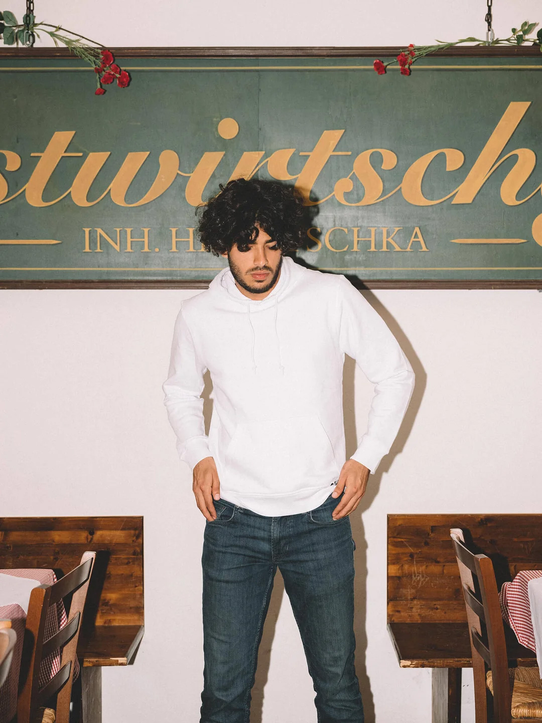 BRAUSHIRTS Hoodie UNABHÄNGIG weiss