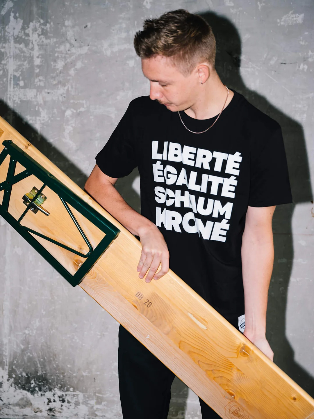 BRAUSHIRTS SHIRT LIBERTE SCHAUMKRONE schwarz